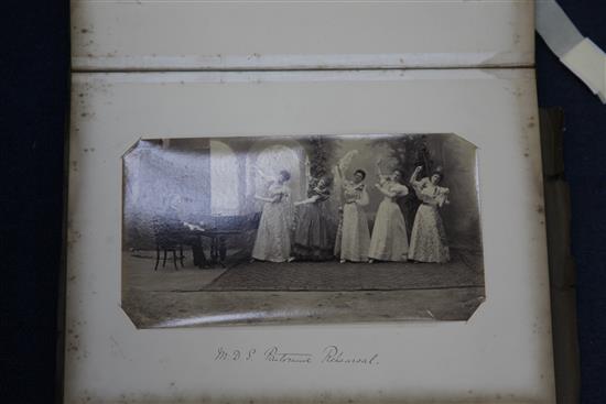 A late 19th century Anglo-Indian photograph album, album 14.75 x 11.5in.